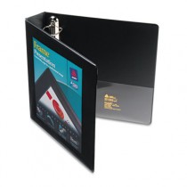 Framed View Binder With One Touch Locking EZD Rings, 1-1/2" Capacity, Black