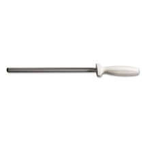SaniSafe Diamond Knife Sharpener, Stainless Steel/Polypropylene, White/Grey,12"
