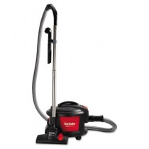 Quiet Clean Canister Vacuum, Red/Black, 9.0 Amp, 11" Cleaning Path