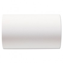 Hardwound Roll Paper Towel, Nonperforated, 9 x 400 ft., White
