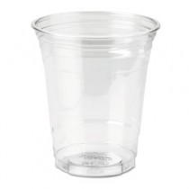 Clear Plastic PETE Cups, Cold, 12 oz, WiseSize Packs