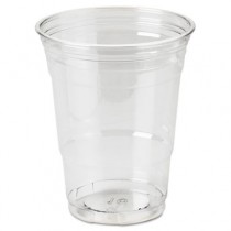 Clear Plastic PETE Cups, Cold, 16 oz, WiseSize Packs