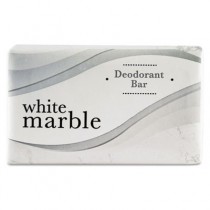 Deodorant Soap Bar, Individually Wrapped, White, 1.5 oz. Bar