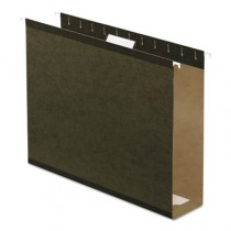 Reinforced 3" Extra Capacity Hanging Folders, Letter, Standard Green, 25/Box