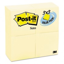 Original Notes, 3 x 3, Canary Yellow, 24 90-Sheet Pads/Pack