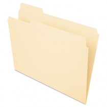 File Folders, 1/3 Cut Top Tab, Letter, Manila, 100/Box