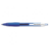 Roller Ball Retractable Gel Pen, Blue Ink, Bold