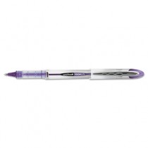 Vision Elite Roller Ball Stick Water-Proof Pen, Purple Ink, Bold