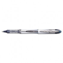 Vision Elite Roller Ball Stick Waterproof Pen, Blue/Black Ink, Bold
