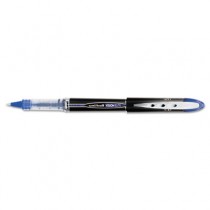 Vision Elite Roller Ball Stick Waterproof Pen, Blue Ink, Super Fine
