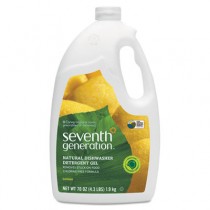 Natural Automatic Dishwasher Gel, Lemon Scent, 70 oz Bottle