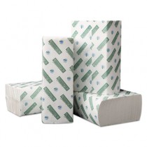 Boardwalk Green Plus Folded Paper Towels, C-Fold, White