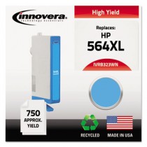 Compatible Remanufactured High-Yield CB323WN (564XL) Ink, 750 Page-Yield, Cyan