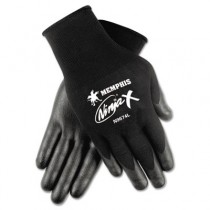 Ninja X Bi-Polymer Coated Gloves, Large, Black