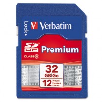 Premium SDHC Memory Card, Class 6, 32GB