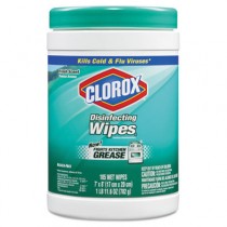Disinfecting Wipes, White, 7 x 8, Fresh Scent, 105 Per Canister