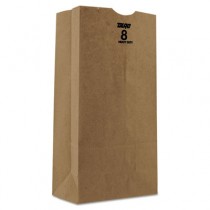Kraft Paper Bags, Heavy Duty, Brown, 8 lb