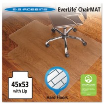45x53 Lip Chair Mat, Economy Series for Hard Floors
