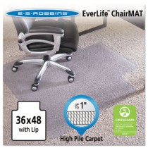 36x48 Lip Chair Mat, Performance Series AnchorBar for Carpet up to 1"
