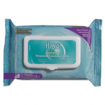 Hygea Flushable Personal Cleansing Wipes,6 1/4 x 5 3/8, White, 48/Pack