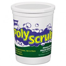 POLY SCRUB Heavy-Duty Hand Cleaner, 3.8 lb Tub, Lemon-Lime Scent