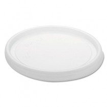 Non-Vented Cup Lids f/6 oz Cups, 2,3-1/2,4 oz Food Containers, Plastic, Trans.
