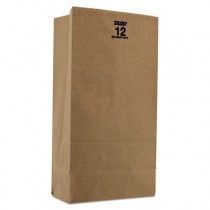 Kraft Paper Bags, Extra Heavy Duty, 4 1/2D x 7 1/16W x 13 3/4H, Brown