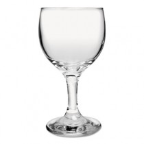 Glass Stemware, Wine, 6.5oz, Clear