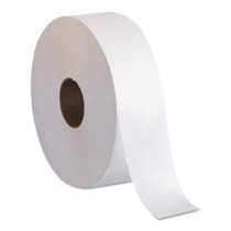 Jumbo Sr. Bathroom Tissue, 1-Ply, White, 3 1/2" x 4000ft, 3.3" Core