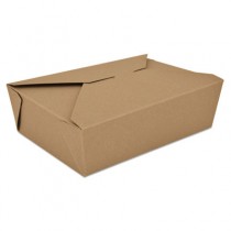 ChampPak Retro Carryout Boxes, Kraft, 7-3/4 x 5-1/2 x 2-1/2, Brown