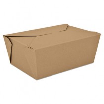 ChampPak Retro Carryout Boxes, 7-3/4 x 5-1/2 x 3-1/2, Brown