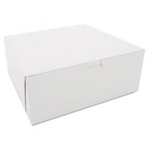Bakery Boxes, White, Kraft, 10W x 10D x 4H