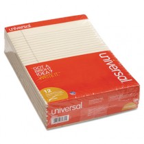 Colored Perforated Note Pads, 8-1/2 x 11, Ivory, 50-Sheet