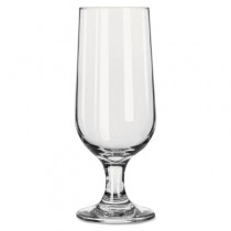 Embassy Footed Drink Glasses, Beer Glass, 12oz, 5 3/8"H, Clear