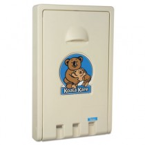 Standard Recessed Vertical Baby Changing Station, Cream