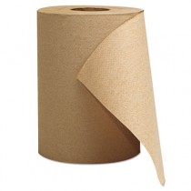 Hardwound Roll Towels, 1-Ply, Brown, 7.875" x 300 ft