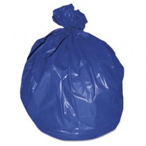 High-Density Healthcare Bags, 0.551mil, 38d x 38w, 46h, Blue
