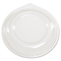 Dome Lids for Silhouette Plastic Dinnerware Bowls, Clear, For 48/64oz Bowls
