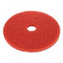 Floor Buffing Pad, 19", Red