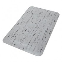 Cushion-Step Rubber Surface Mat, 24 x 36, Marbleized Gray