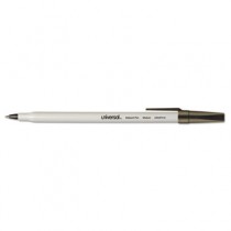 Economy Ballpoint Stick Oil-Based Pen, Black Ink, Medium