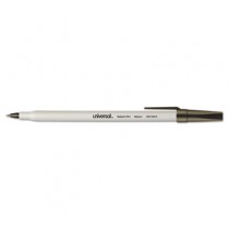 Economy Ballpoint Stick Oil-Based Pen, Black Ink, Medium, 60 per Pack