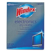 Electronics Dry Cloths, 11 x 11, White, 12/Pack