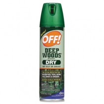 OFF Deep Woods Dry Insect Repellent, 4oz, Aerosol, Neutral