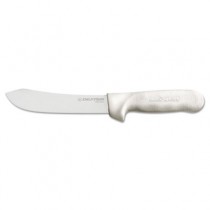 Sani-Safe Butcher Knife, 6", Carbon Steel, Propylene Handle