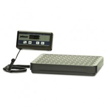 Pelouze Digital Receiving Scale, 150lb Cap, 12 1/2 x 12 Platform