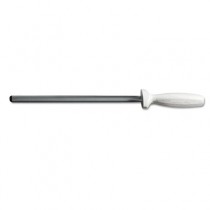 SaniSafe Diamond Knife Sharpener, Stainless Steel/Polypropylene, White/Grey,10"