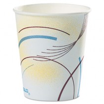 Paper Water Cups, 5 oz., Cold, Meridian Design, Multicolored, 100/Bag