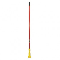 Gripper Fiberglass Mop Handle, 60", Red/Yellow