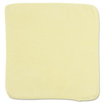 Microfiber Cleaning Cloths, 12 x 12, Yellow
